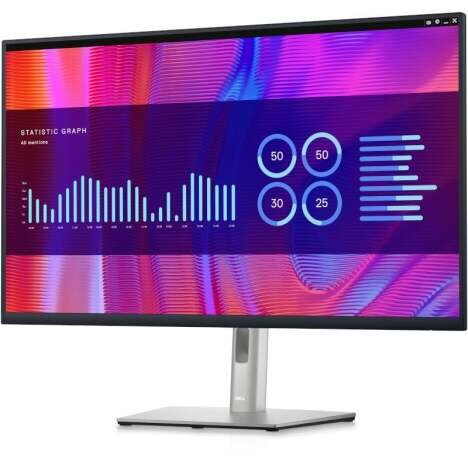 Monitor LED Dell P3223DE, 31.5inch, QHD IPS, 5ms, 60Hz, negru